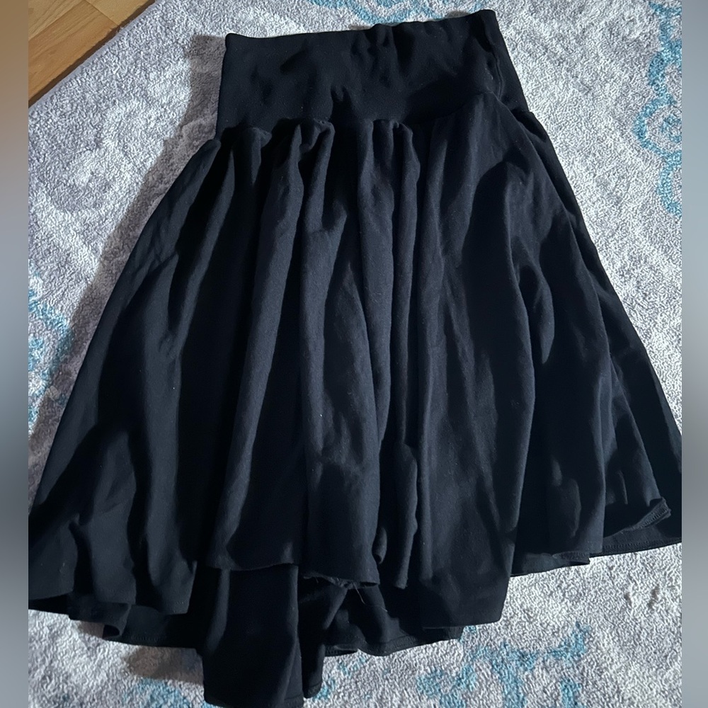 Pinwheel vintage black skirt